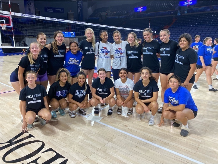 LB VB with our University of Tulsa coaches!
