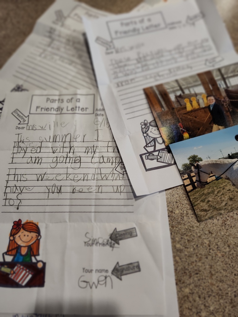 Letters and pictures