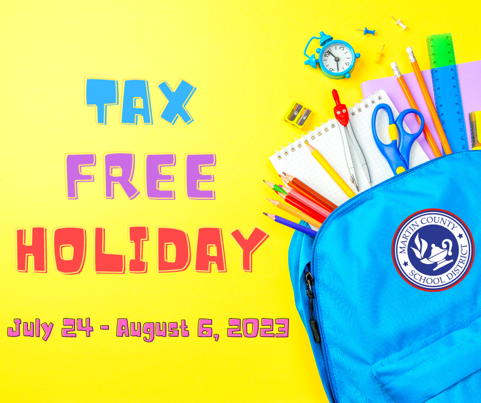 Tax free holiday shopping