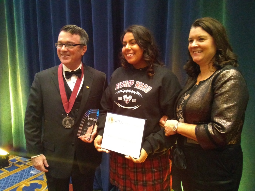 Margarita Gonzalez received a National Catholic Education Association Seton Scholarship