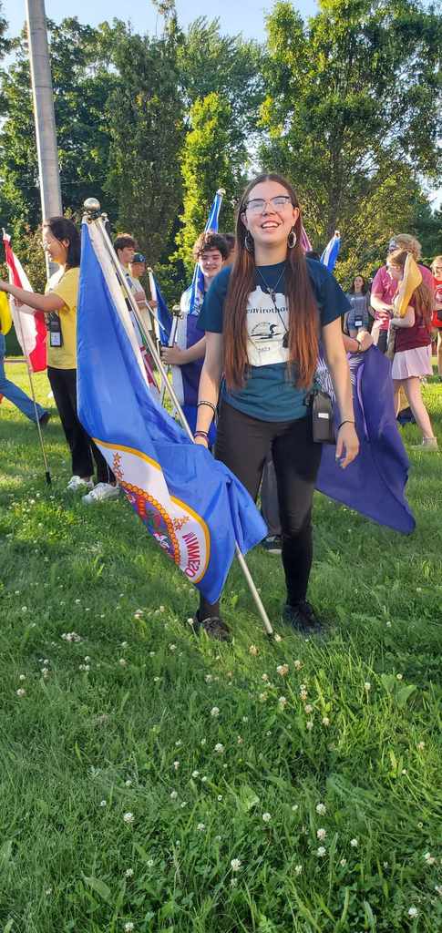 Justice with the Flag