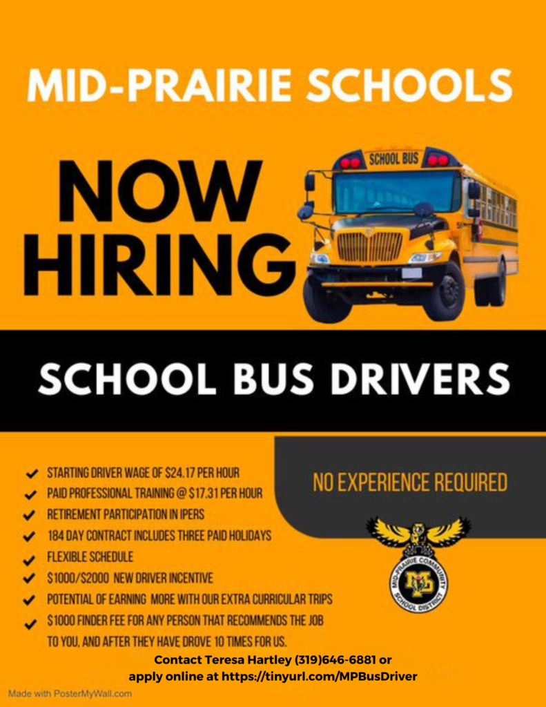 Bus Driver Hiring Ad