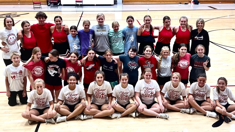 Jr high cheer camp