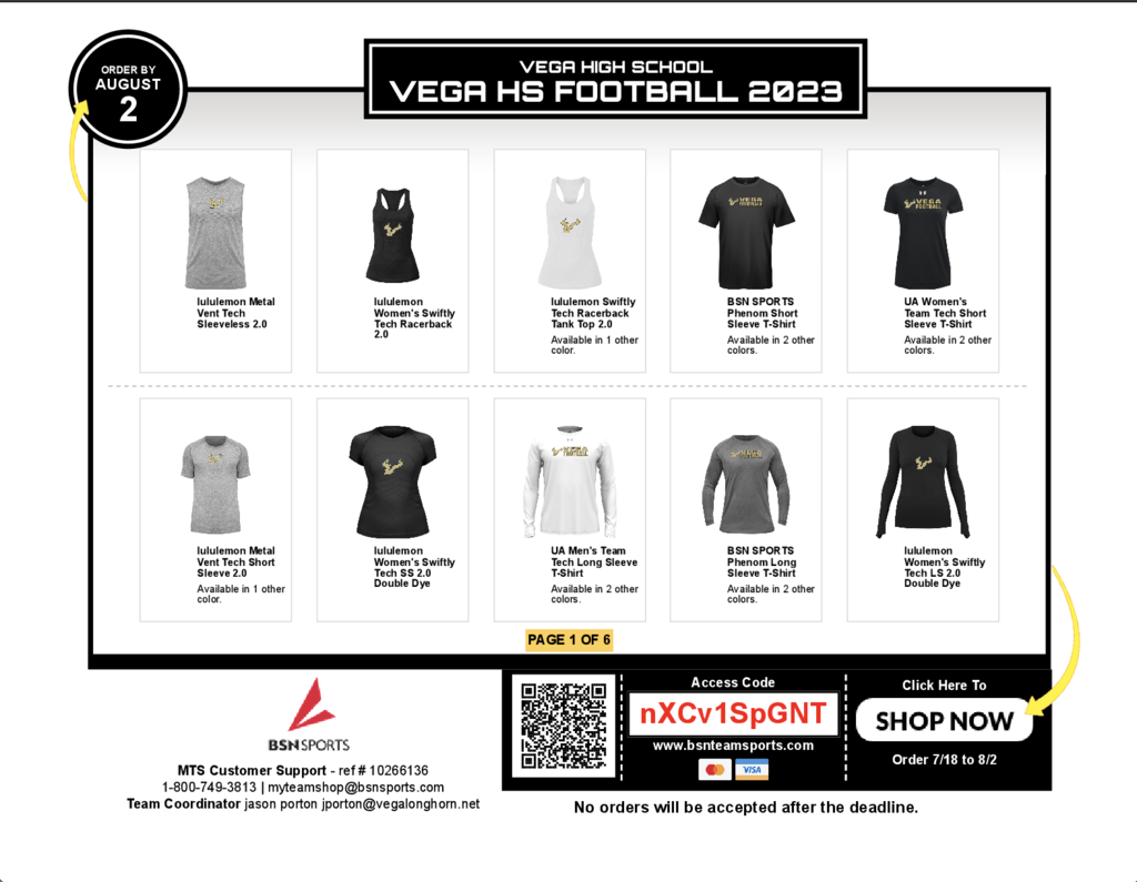 HS football fundraiser