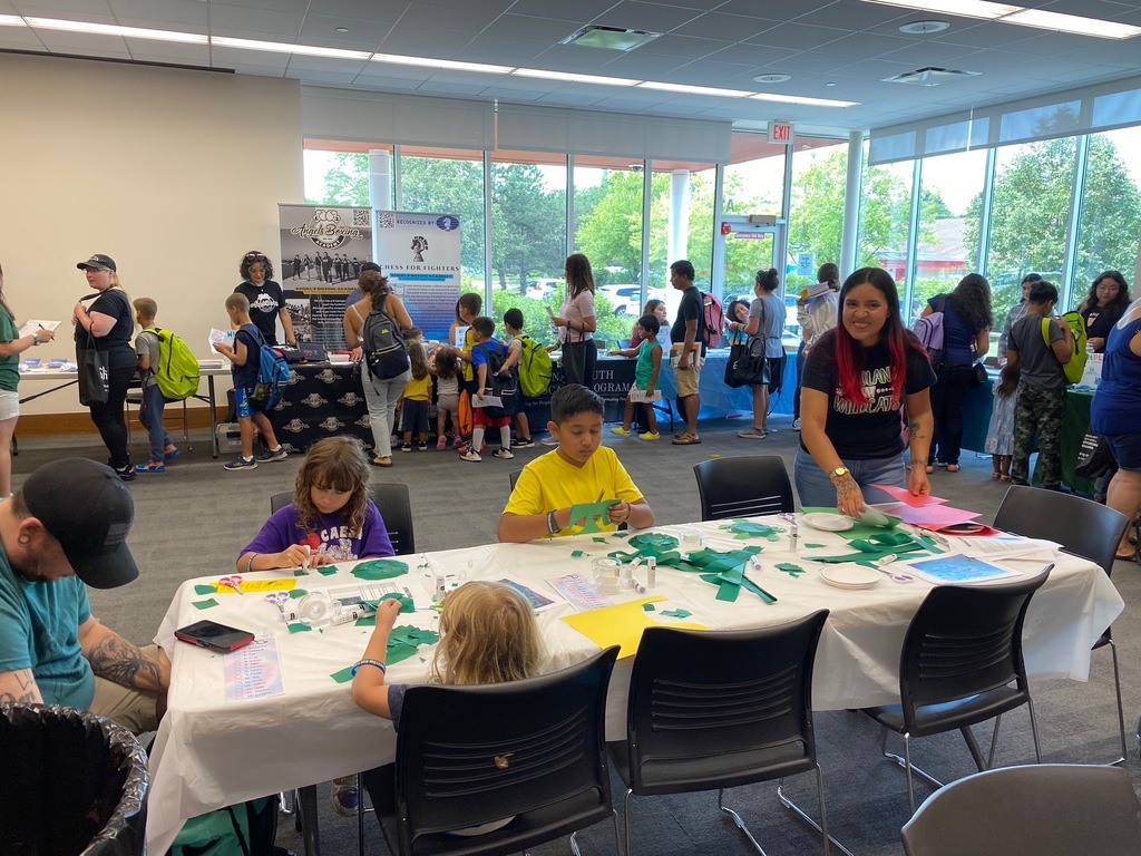 Woodland hosts a craft table at the event