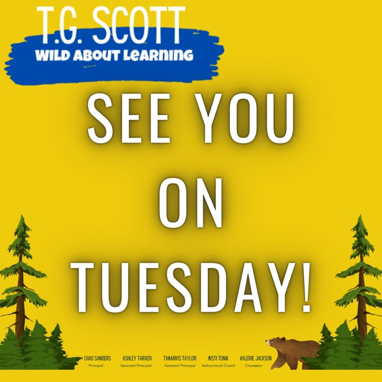 see you on Tuesday