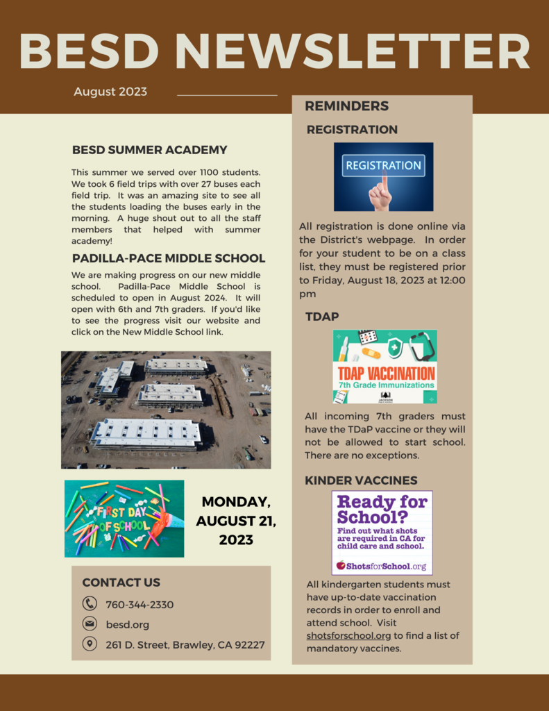 BESD Newsletter