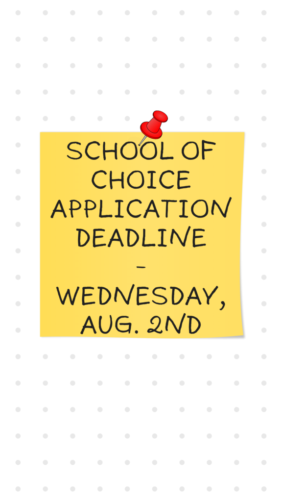 School of Choice Applications