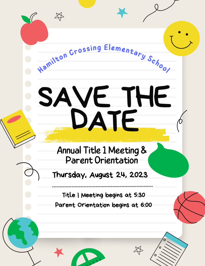 Annual Title 1 Meeting & Parent Orientation