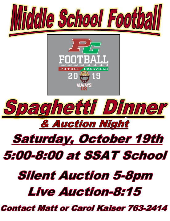 MS Fundraiser-Spaghetti Dinner