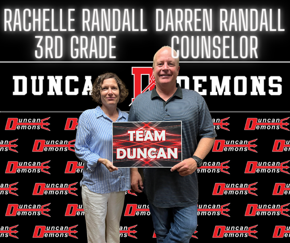 Darren Randall Counselor Rachelle Randall 3rd Grade
