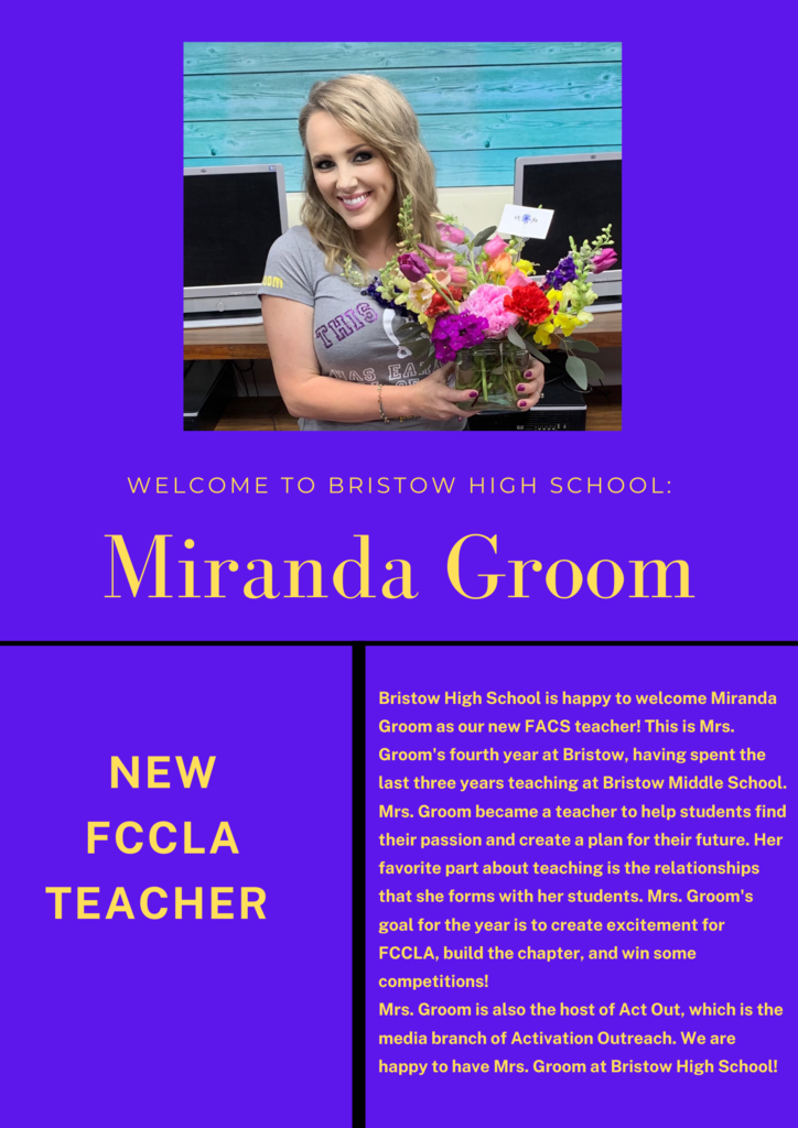 Welcome Miranda Groom