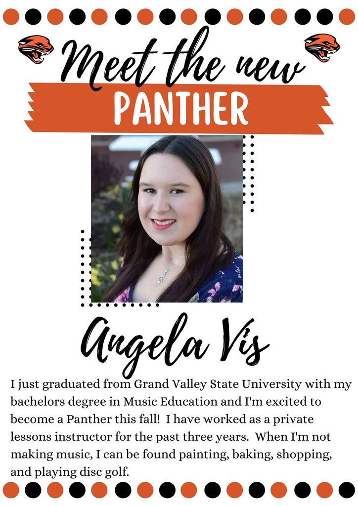 Meet the new Panther Angela Vis
