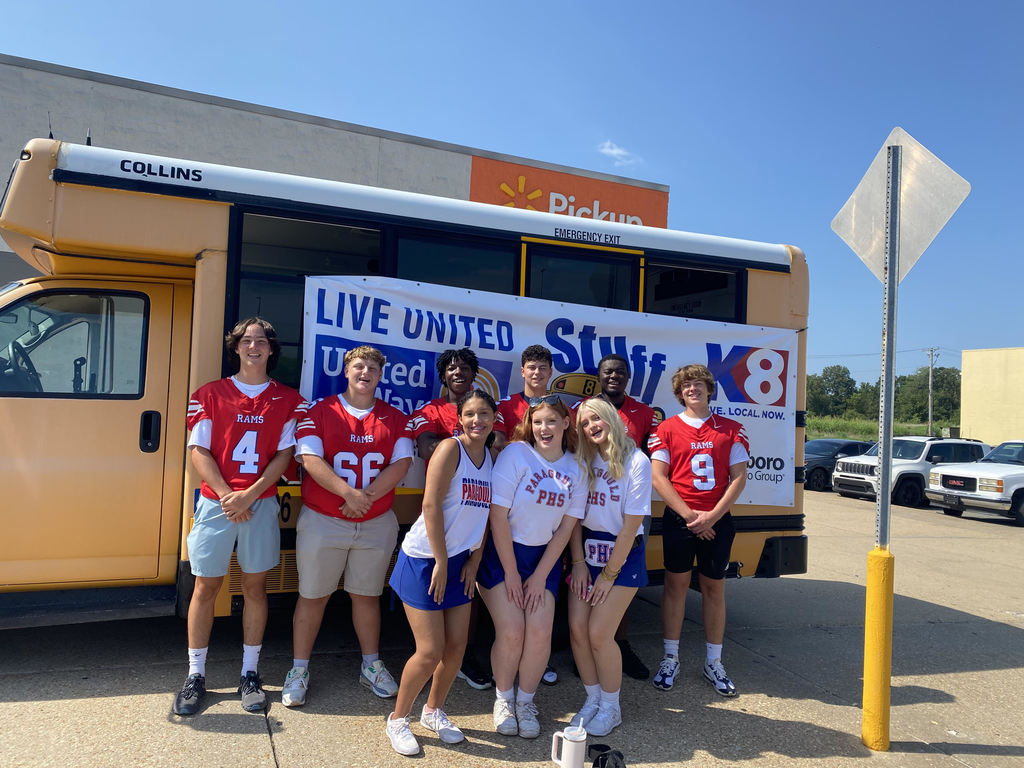 Volunteers at Stuff the Bus