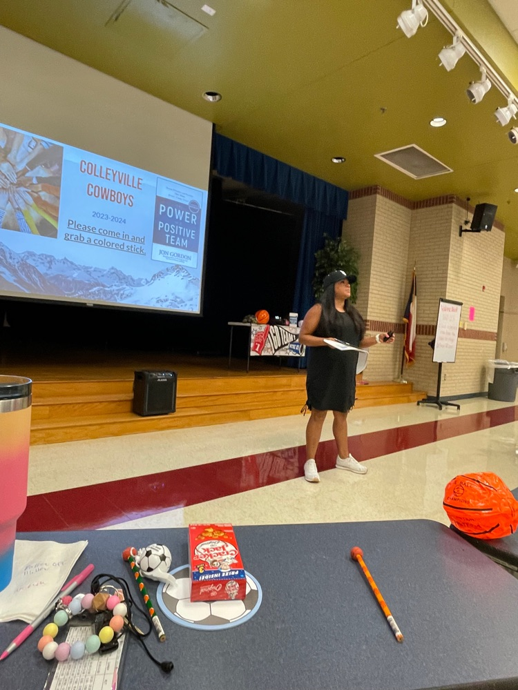 Mrs. Priesand leading us through PD this morning