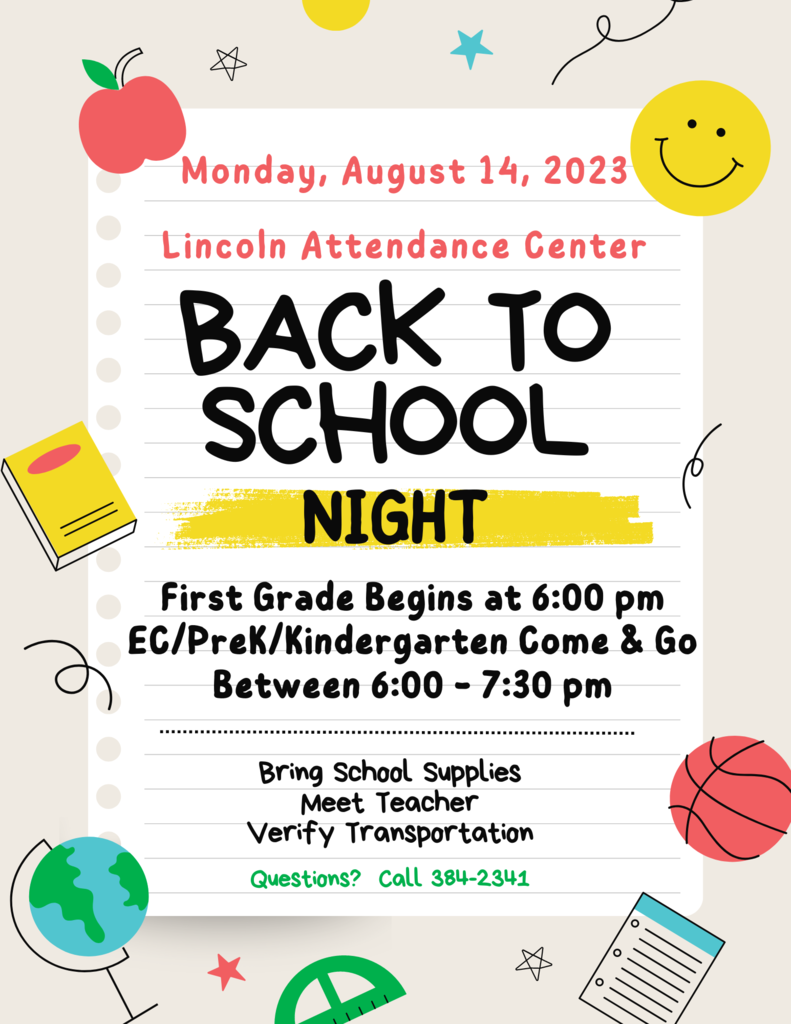 Back To School Night Flyer