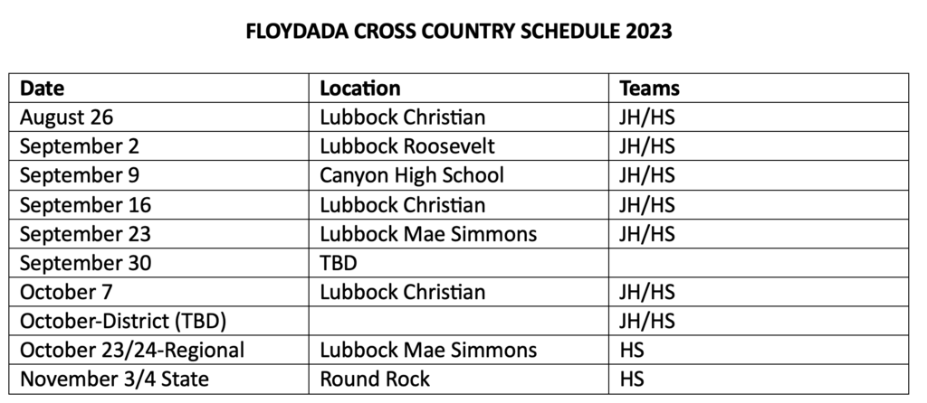 Cross Country
