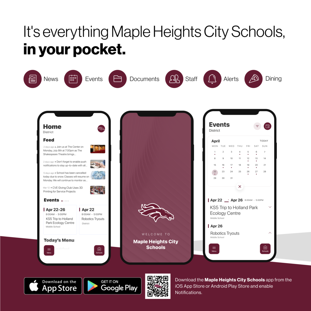 It's everything Maple Heights City Schools, in your pocket.