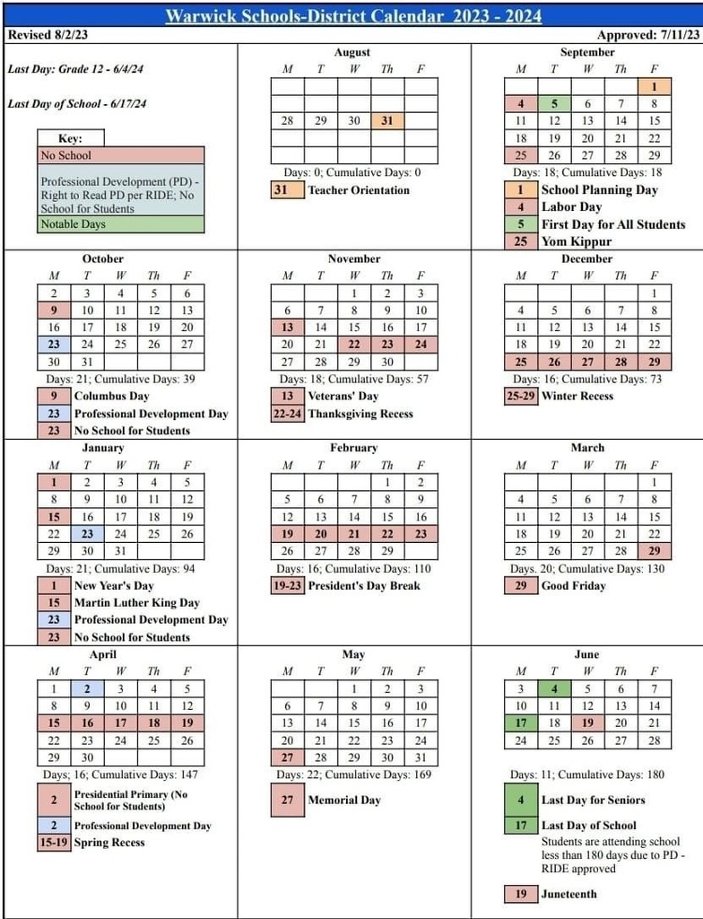 WPS Calendar