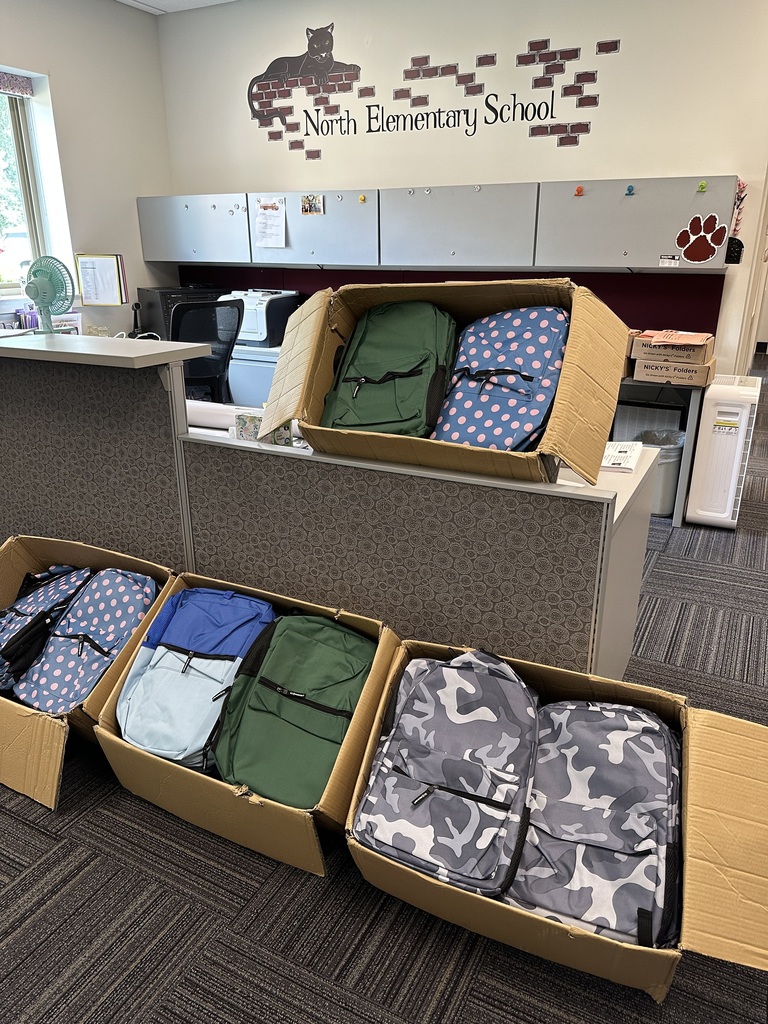 backpacks in office