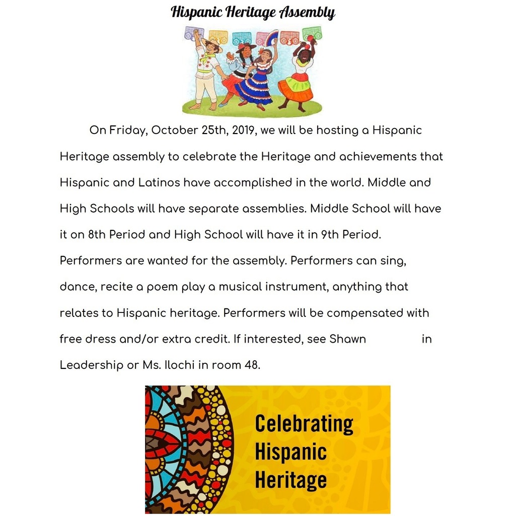 Hispanic Heritage Assembly