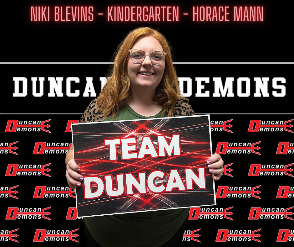 Niki Blevins - Kindergarten - Horace Mann