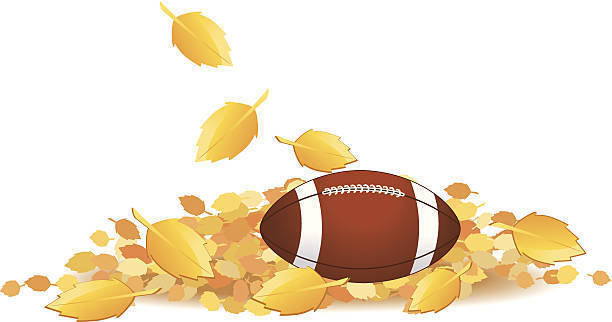 football and leaves