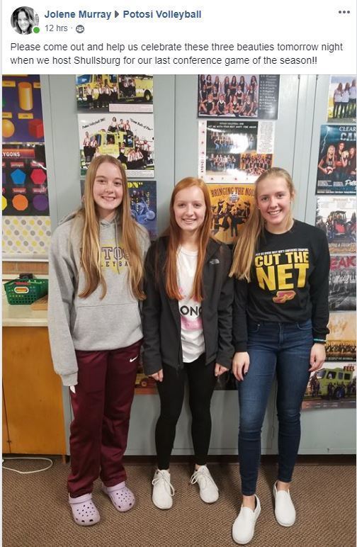 Senior Volleyball Players