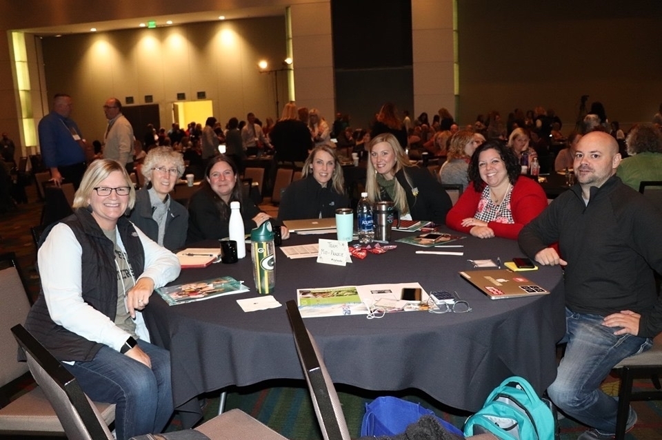 Excellence is all around us @ @GrantWoodAEA Visible Learning Plus Conference with John Hattie and Peter DeWitt. #GWAEAVL #mphawks