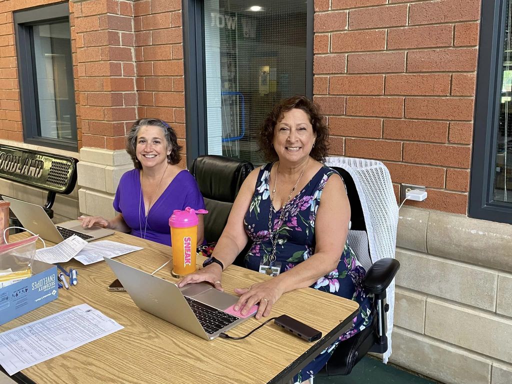 Health Office Team Members greet district families at event