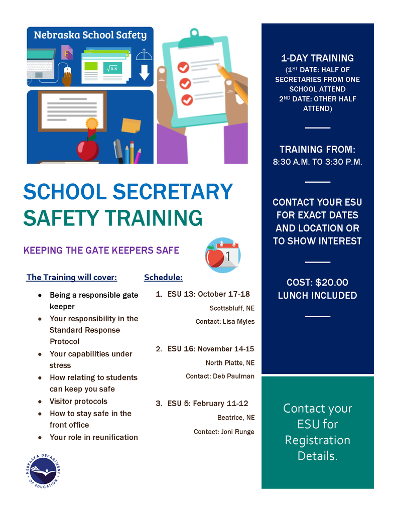 School Secretary Safety Training