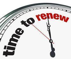 Time to Renew