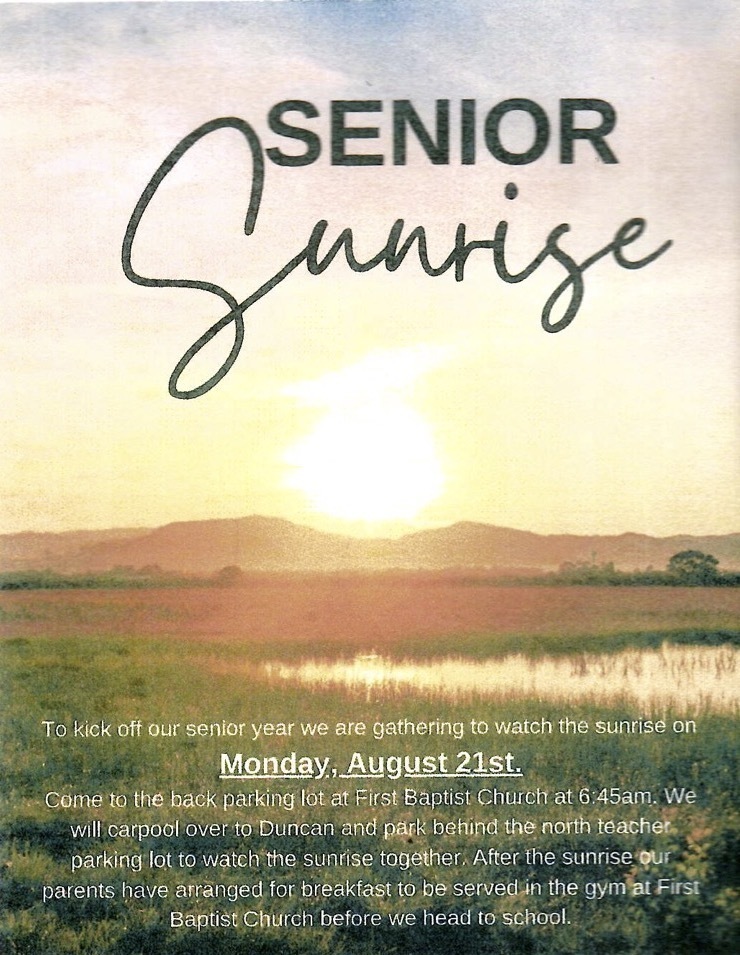 Senior Sunrise