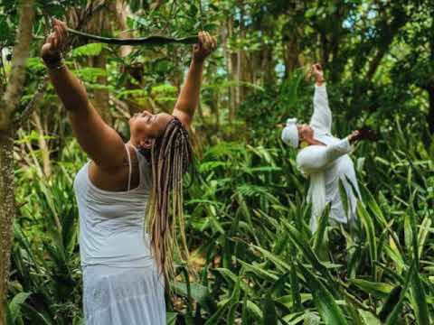 Black Women Relaxing In Nature