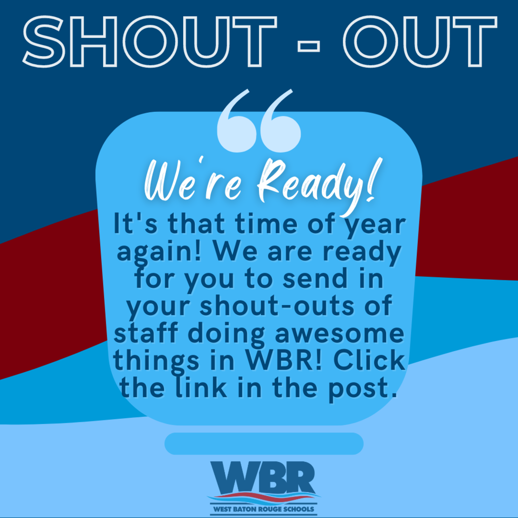 Send in your shout outs