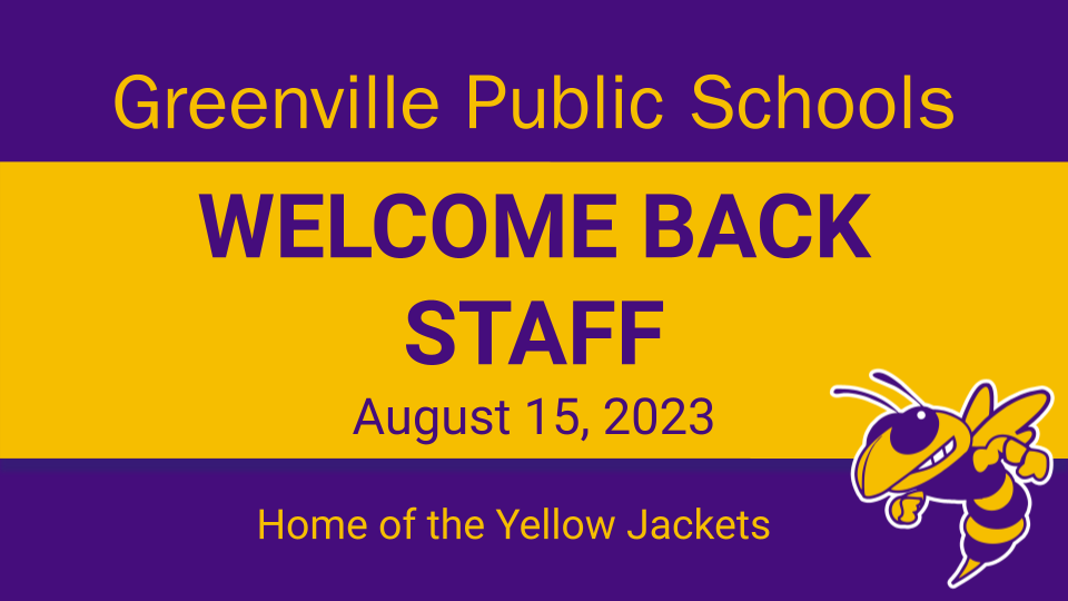 Welcome Back Staff