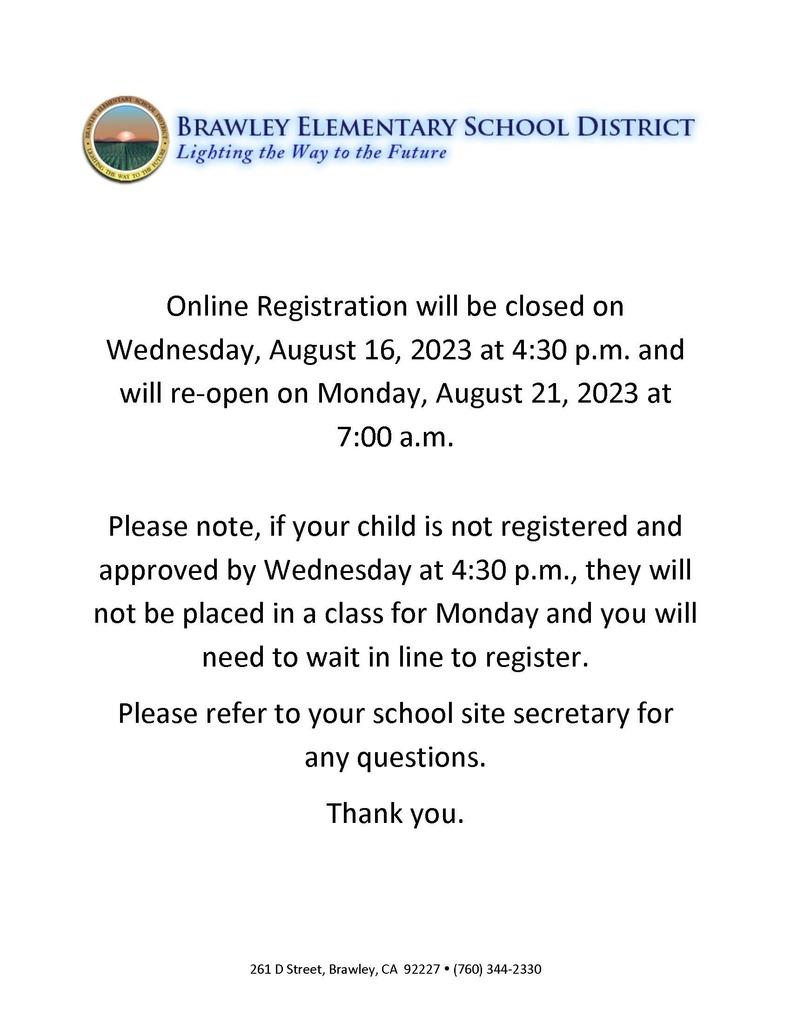 Registration