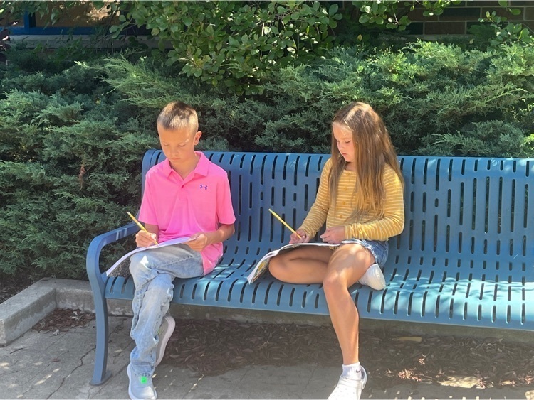 Courtyard Reading! ☀️