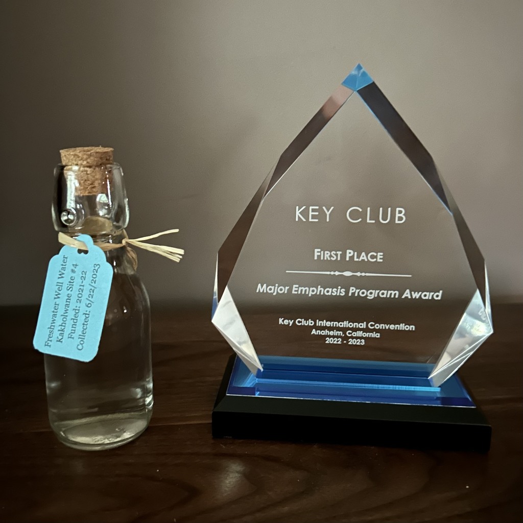 Key Club Award photo