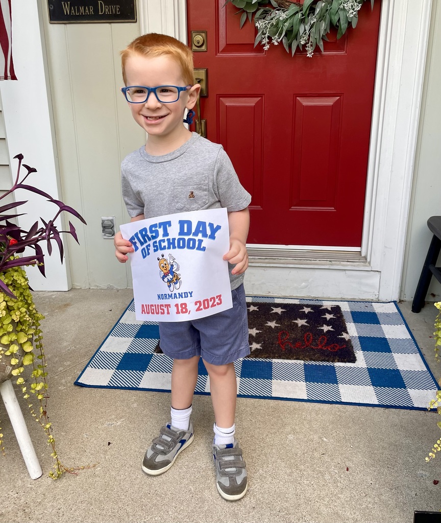 First day of kindergarten 2023