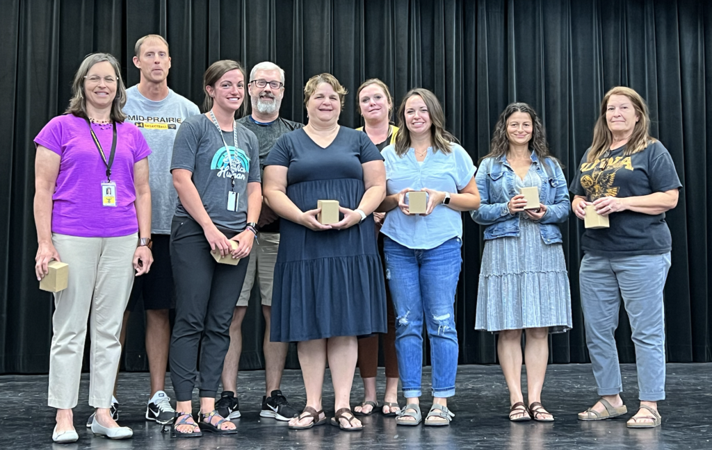 Anita Beachy Miller, Kelby Bender, Kenzie Kos, Steve Mayer, Audra Hershberger, Molly Steinbrech, Carrie Schweitzer, Elena Beachy, Lisa Steckly