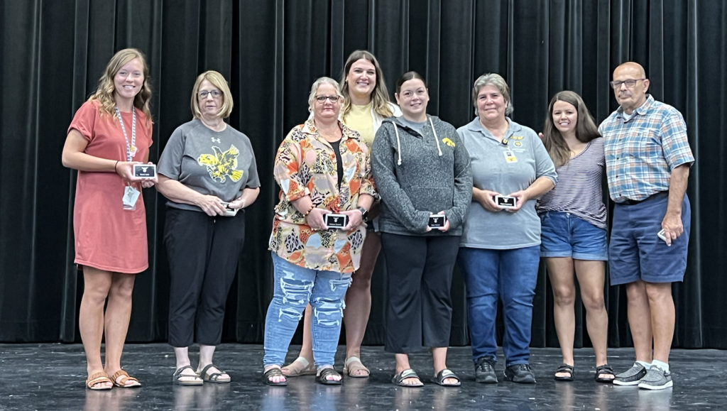 Sarah Ihde, Cheri Miller, Melanie Saresky, Shawna Sieren, Kim Troyer, Marci Stanfield, Amanda Smith, Ron Swartzendruber