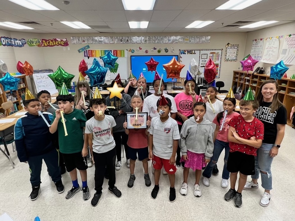 Celebrating 5th Day of 5th Grade.