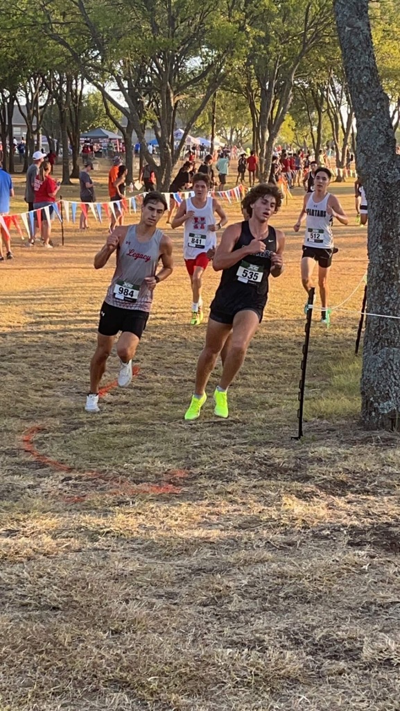 Tyler Legacy Cross Country at their first meet of the season