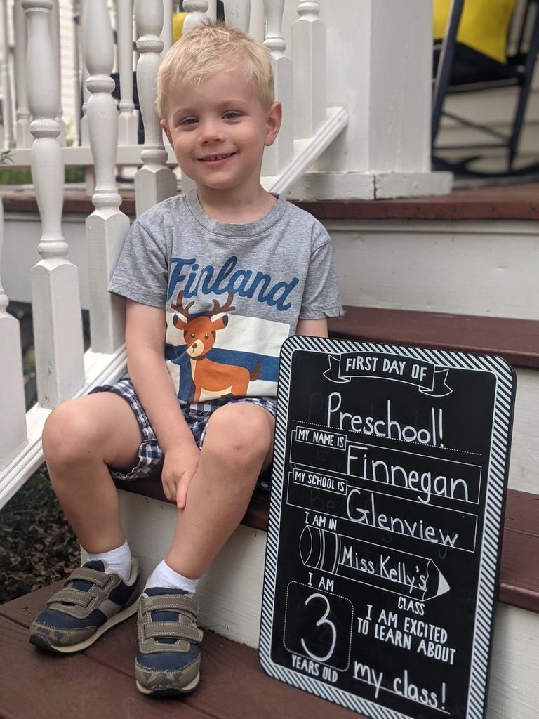 Glenview Preschool First Day Fall 2023