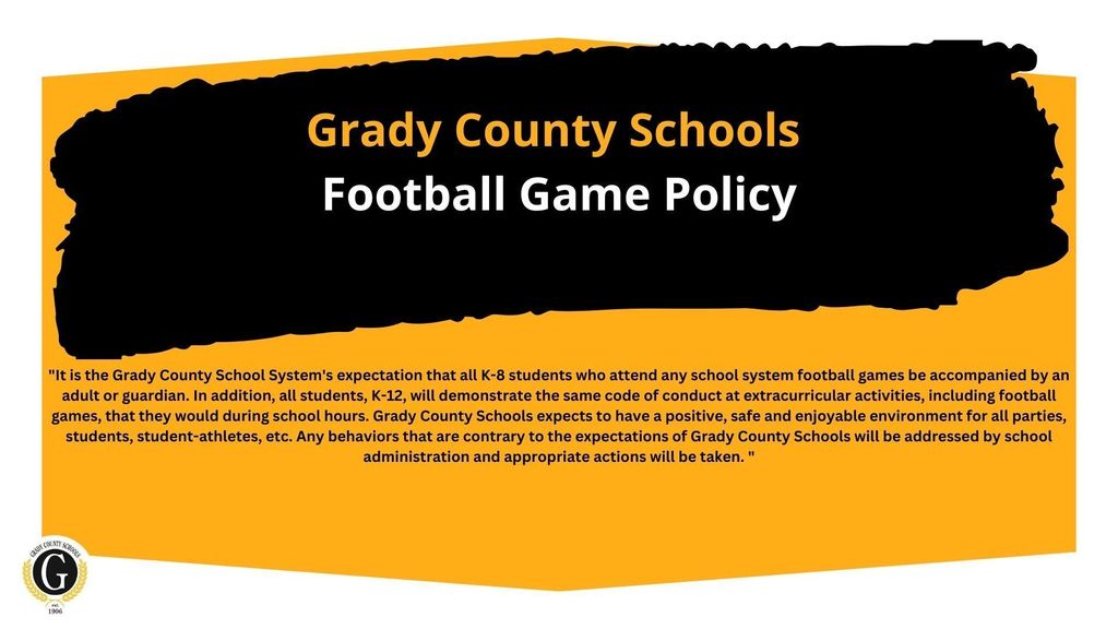 Football Game Policy