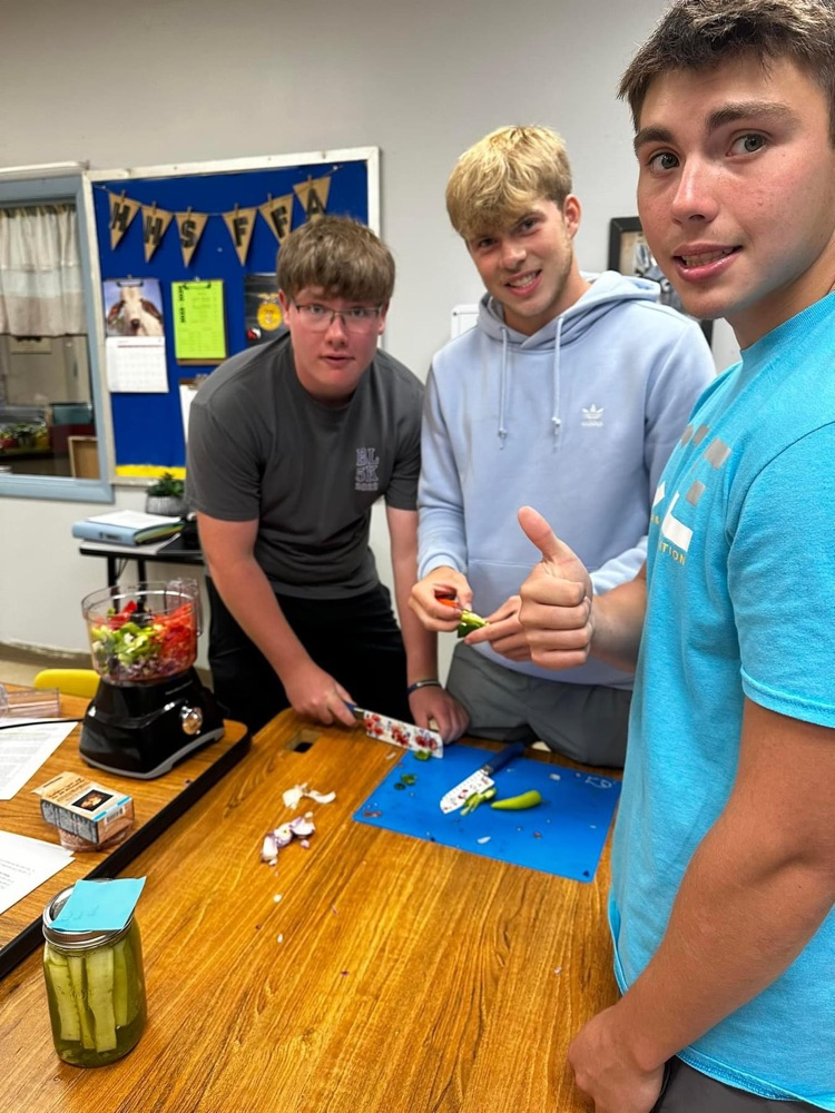 Food Science - Day 1 making pickles… Day 2- fresh Salsa and Pico  Learning to do, doing to learn.  Loving to cook (and eat)!