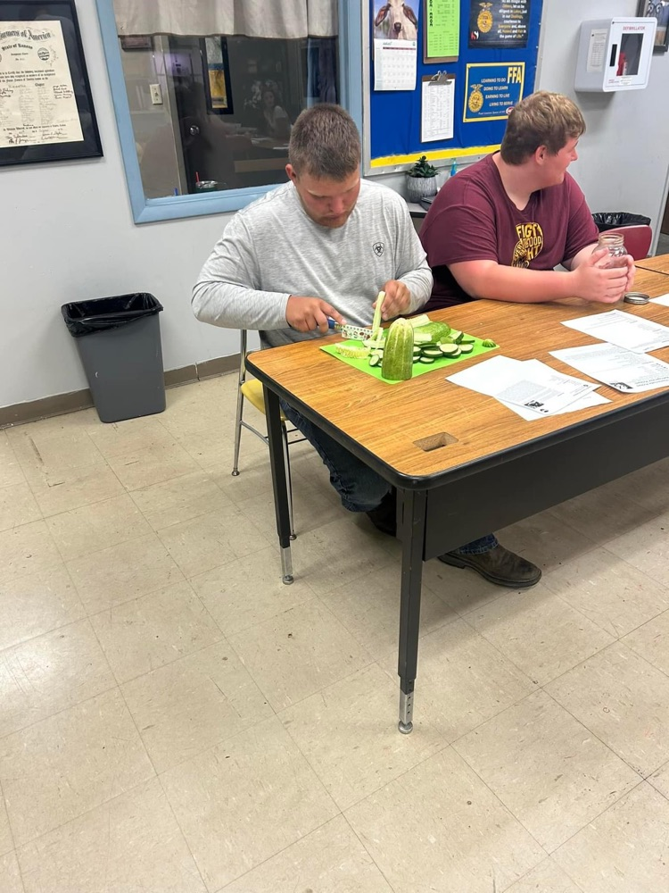 Food Science - Day 1 making pickles… Day 2- fresh Salsa and Pico  Learning to do, doing to learn.  Loving to cook (and eat)!