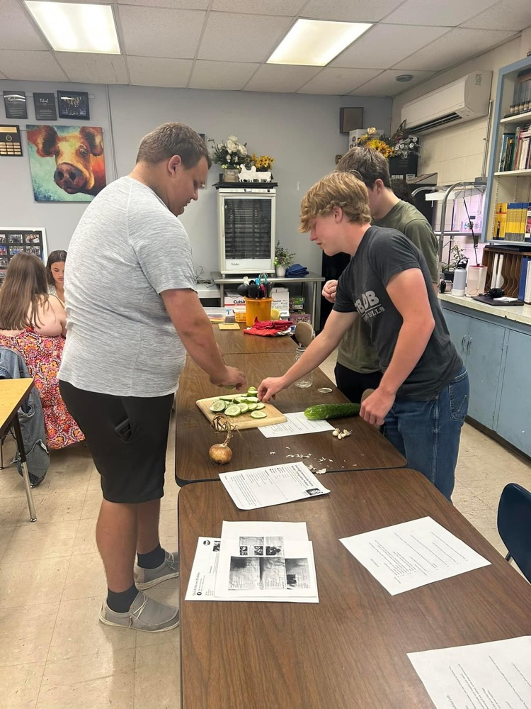 Food Science - Day 1 making pickles… Day 2- fresh Salsa and Pico  Learning to do, doing to learn.  Loving to cook (and eat)!