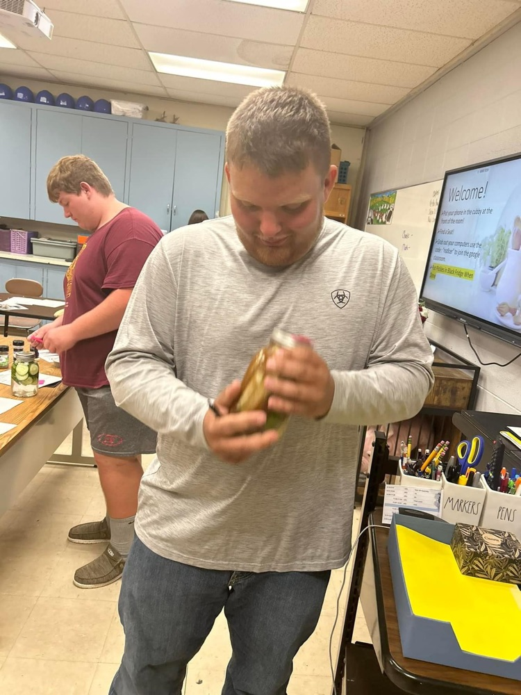 Food Science - Day 1 making pickles… Day 2- fresh Salsa and Pico  Learning to do, doing to learn.  Loving to cook (and eat)!